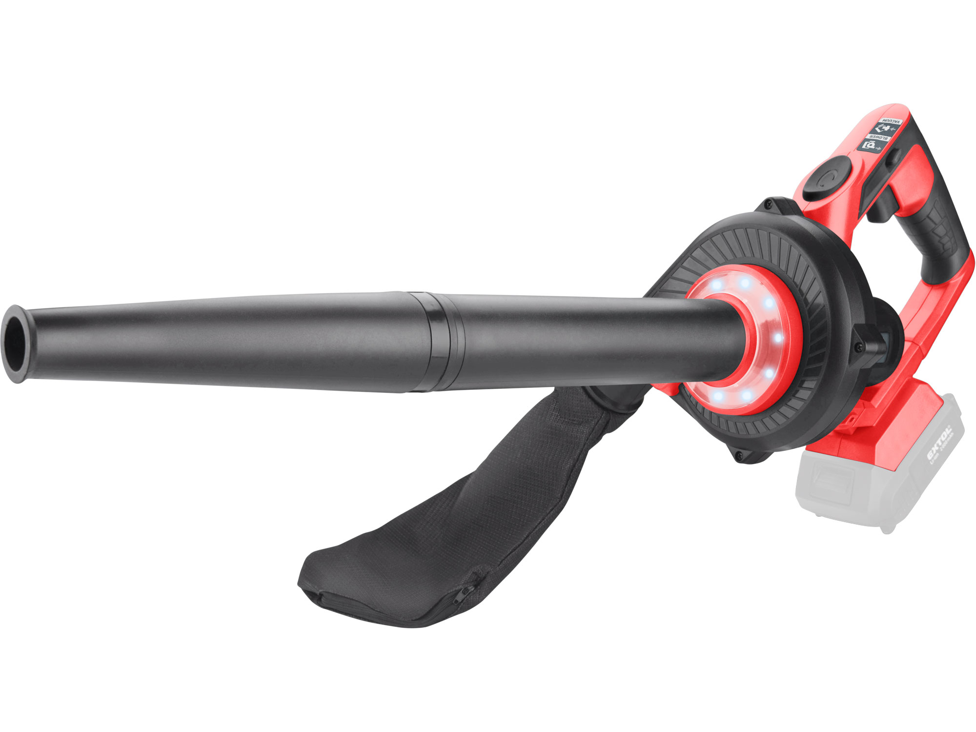 Extol 8891877 akkumulátoros lombszívó-fúvó (akku és töltő nélkül) termék fő termékképe