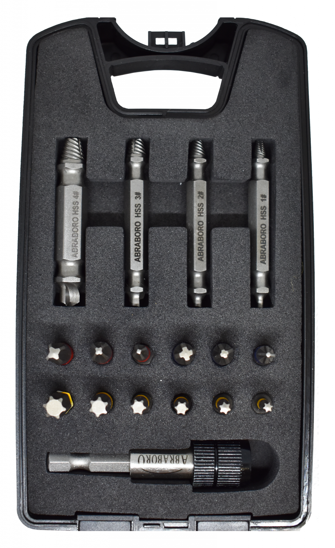 Abraboro Csavarkiszedő és bitkészlet, 17 részes termék fő termékképe