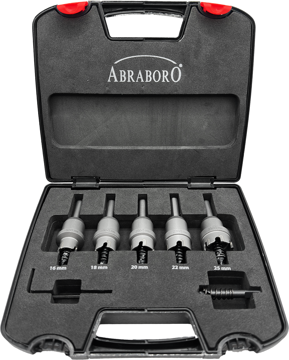 Abraboro CT INOX lyukfűrész készlet keményfém fogakkal (10 mm), 7 részes termék fő termékképe