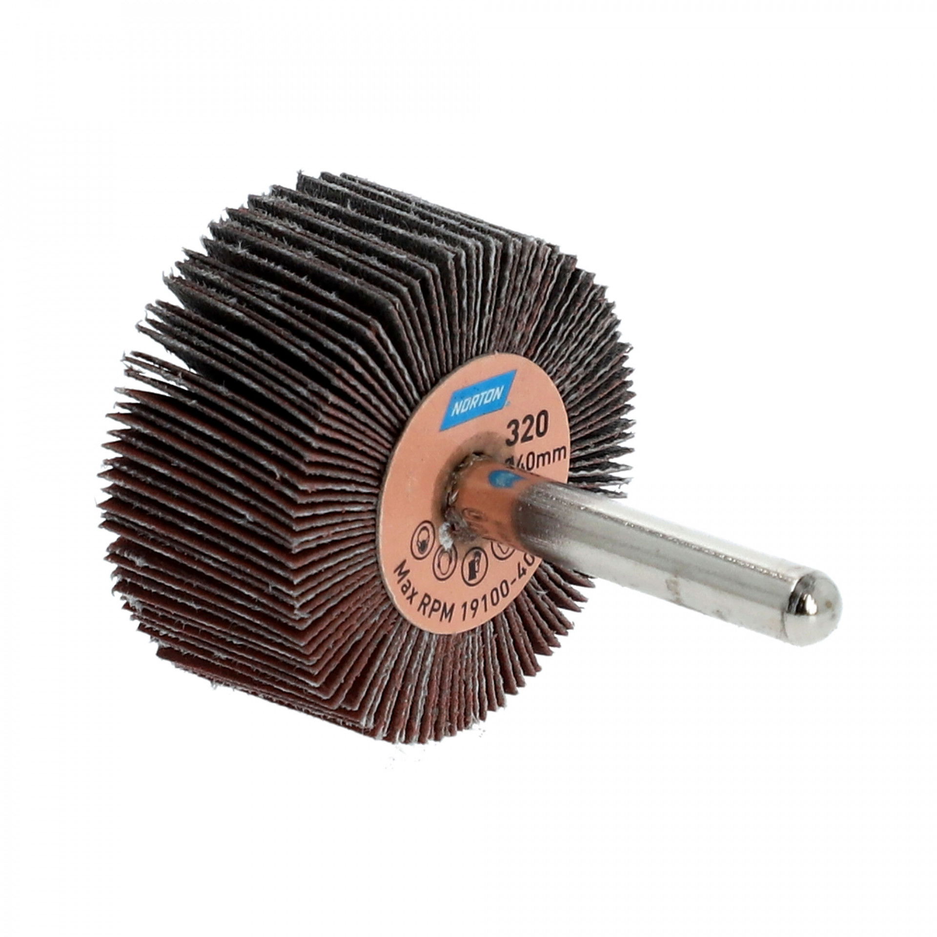 Norton Metal R207Plus csapos lamellás csiszolókorong Ø40x20x6mm P320, 10 db/csomag termék fő termékképe