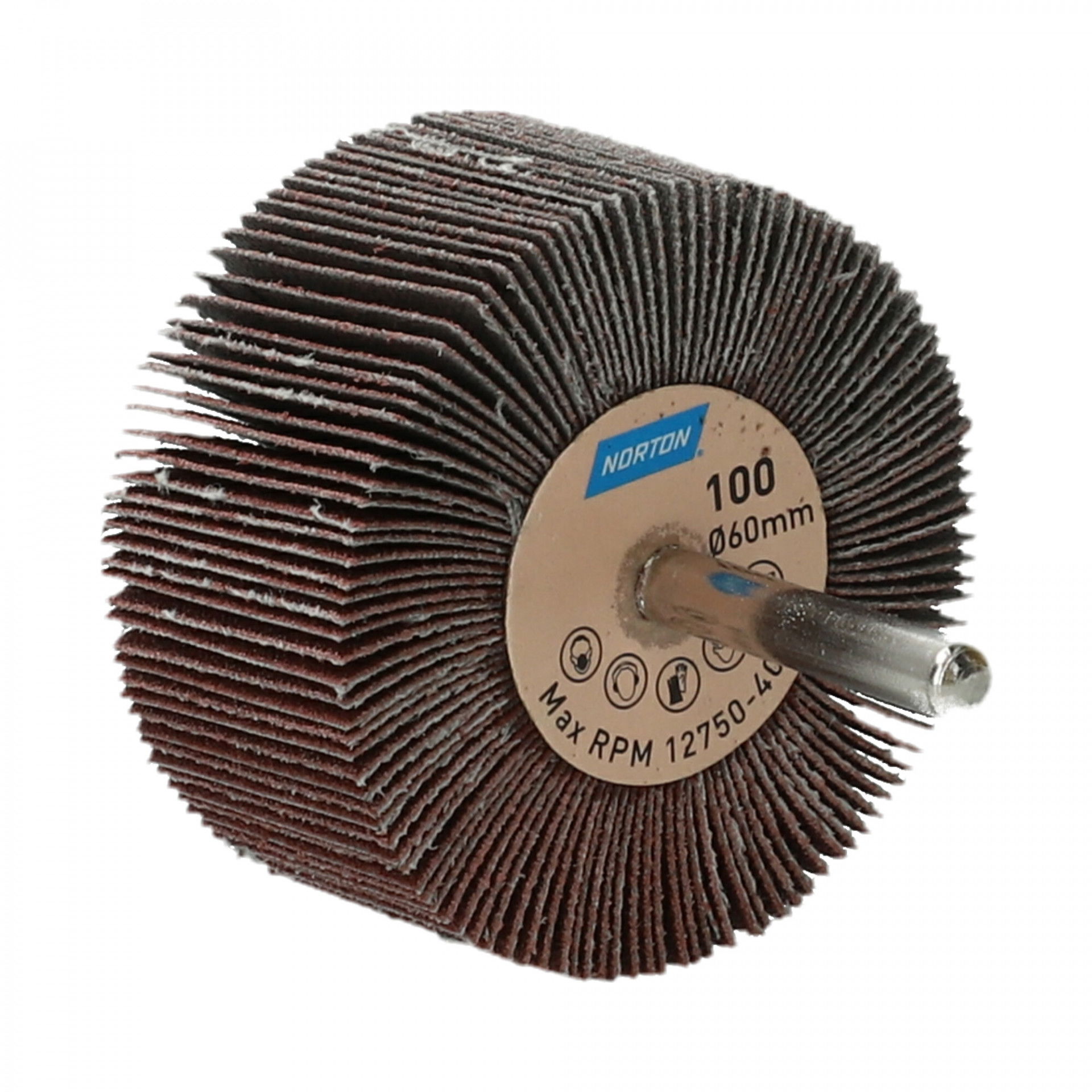 Norton Metal R207Plus csapos lamellás csiszolókorong Ø60x30x6mm P100, 10 db/csomag termék fő termékképe