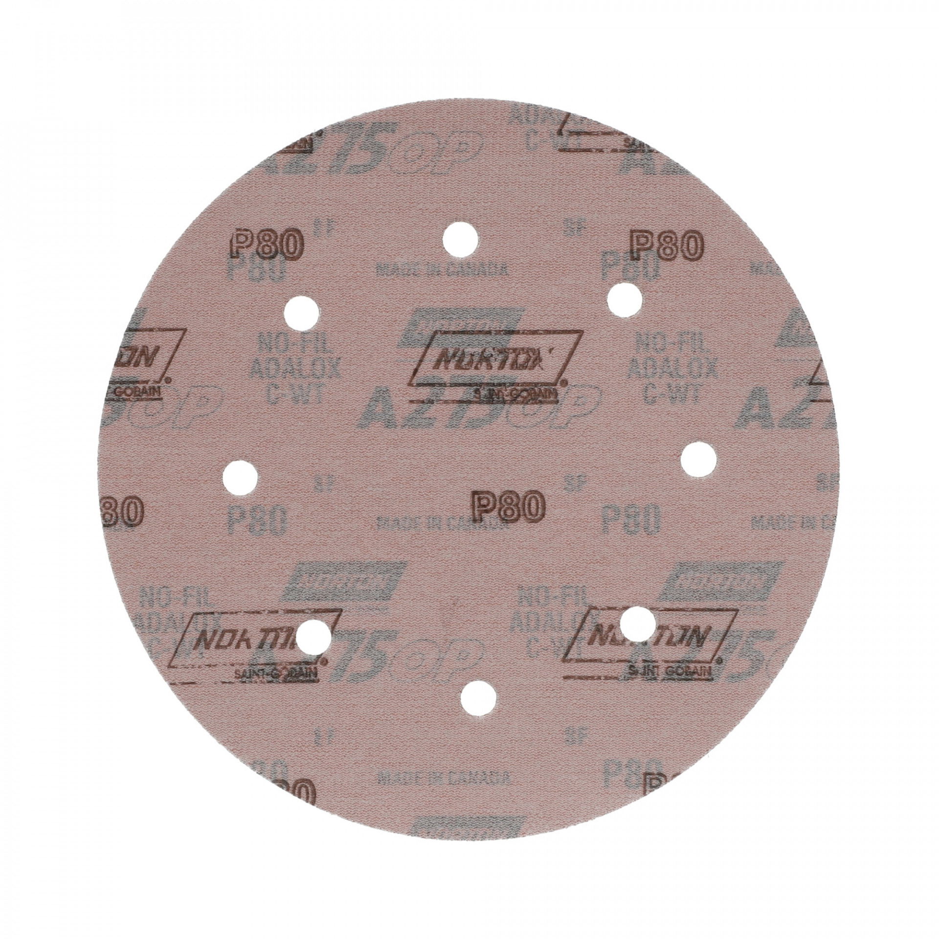 Norton Pro A275 csiszolókorong Ø203 mm 8 Lyukas P80, 100 db/csomag termék fő termékképe