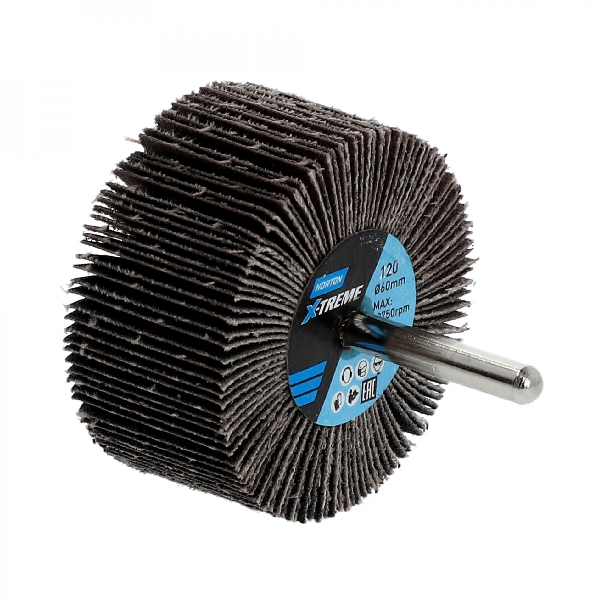 Norton X-Treme S R427 csapos lamellás csiszolókorong Ø60x30x6mm P120, 10 db/csomag termék fő termékképe