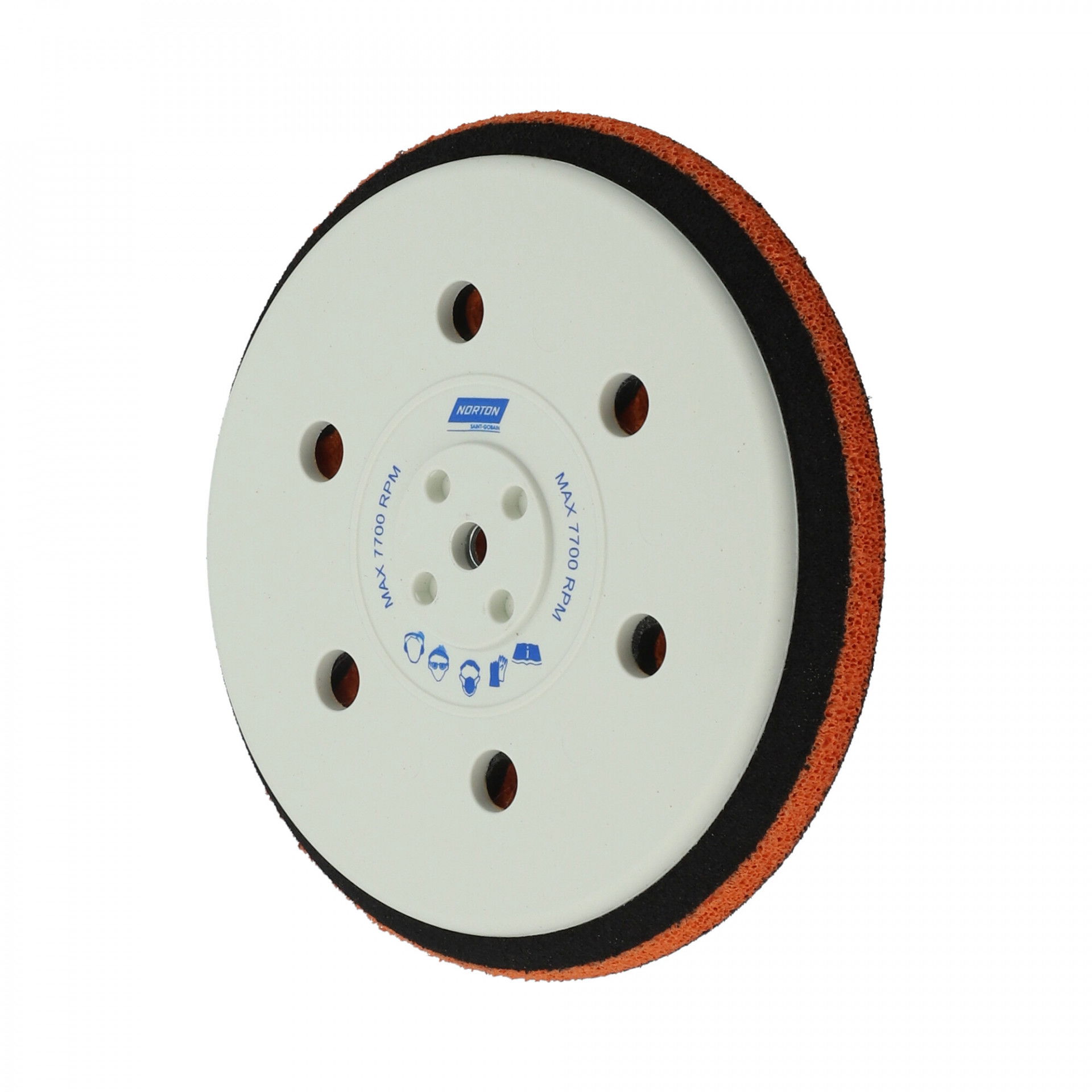 Norton Pro csiszolókorong felfogó 8+1 lyukas Ø150 mm Soft termék fő termékképe