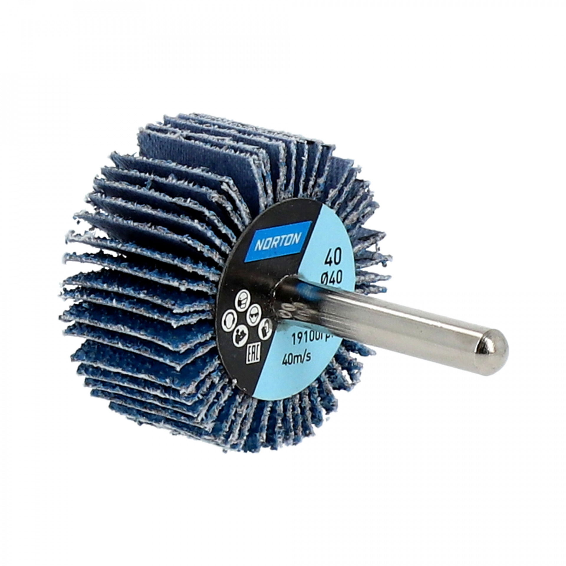 Norton X-Treme R822 csapos lamellás csiszolókorong Ø40x20x6mm P40, 10 db/csomag termék fő termékképe