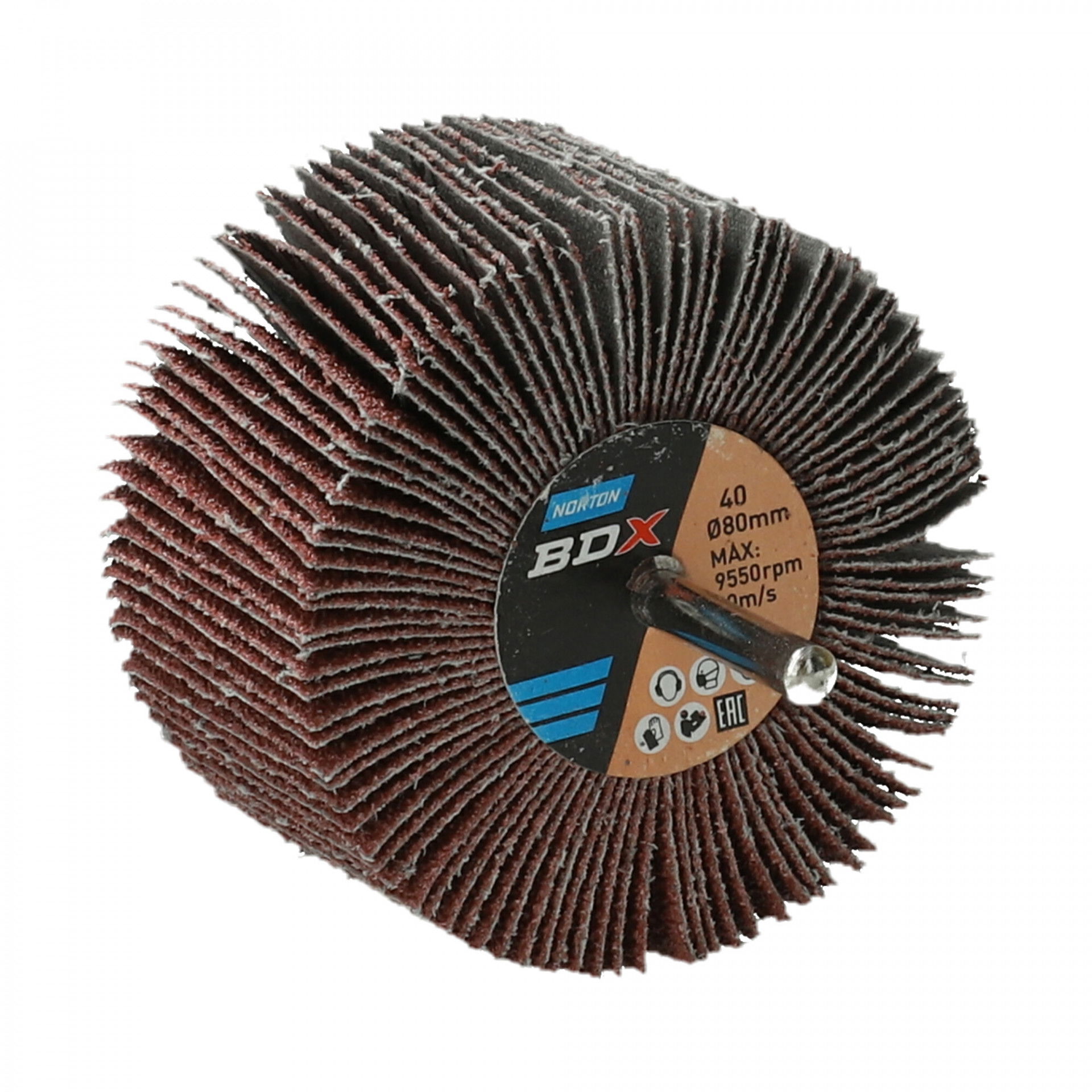 Norton Metal R207Plus csapos lamellás csiszolókorong Ø80x50x6mm P60, 10 db/csomag termék fő termékképe