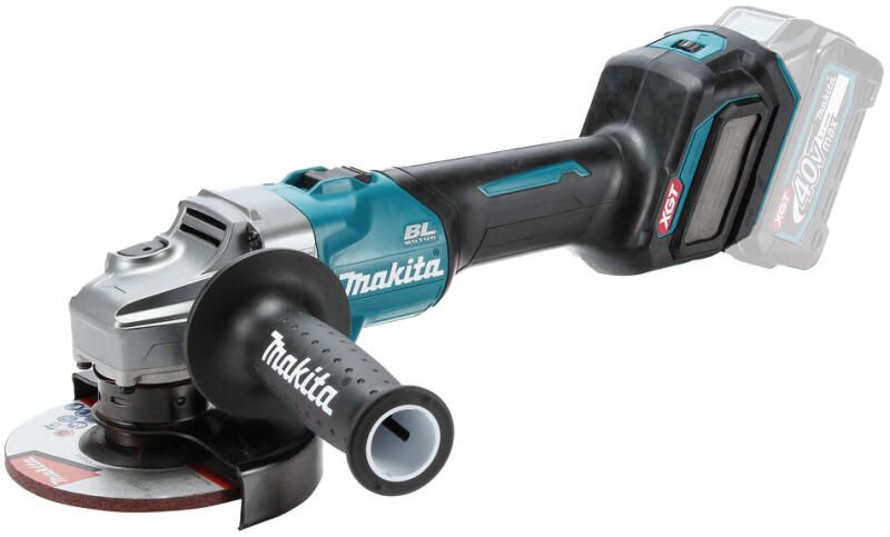 Makita GA026GZJ akkus sarokcsiszoló 40 V | 125 mm | 3000 - 8500 RPM | Szénkefementes | Akku és töltő nélkül | MakPac-ban termék fő termékképe