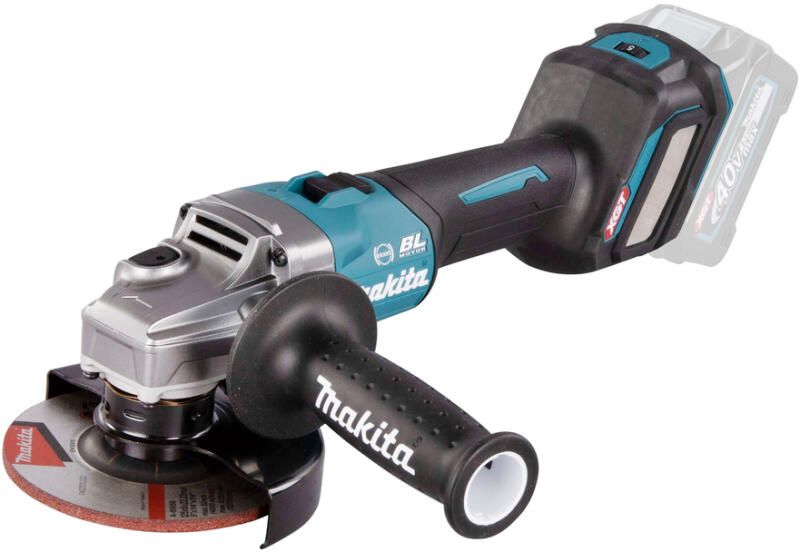Makita GA023GZJ akkus sarokcsiszoló 40 V | 125 mm | 3000 - 8500 RPM | Szénkefementes | Akku és töltő nélkül | MakPac-ban termék fő termékképe