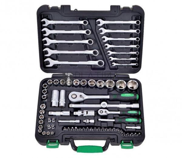 HIKOKI szerszámkészlet 1/4"+1/2" 73db termék fő termékképe