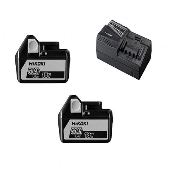 HIKOKI 18V Akkucsomag UC18YFSL töltő +2x BSL1850C akku termék fő termékképe