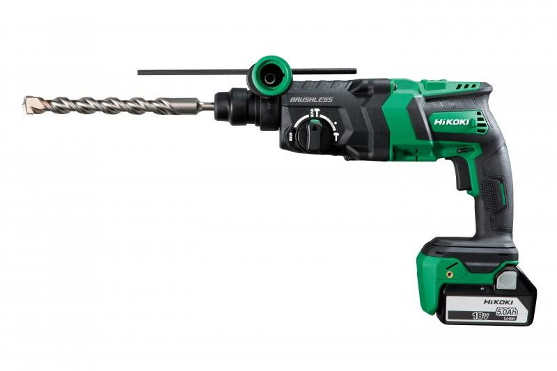 HIKOKI DH18DPC-5AH akkus szénkefe nélküli SDS-plus fúró-vésőkalapács (2 x 5.0 Ah Li-ion akkuval) termék fő termékképe