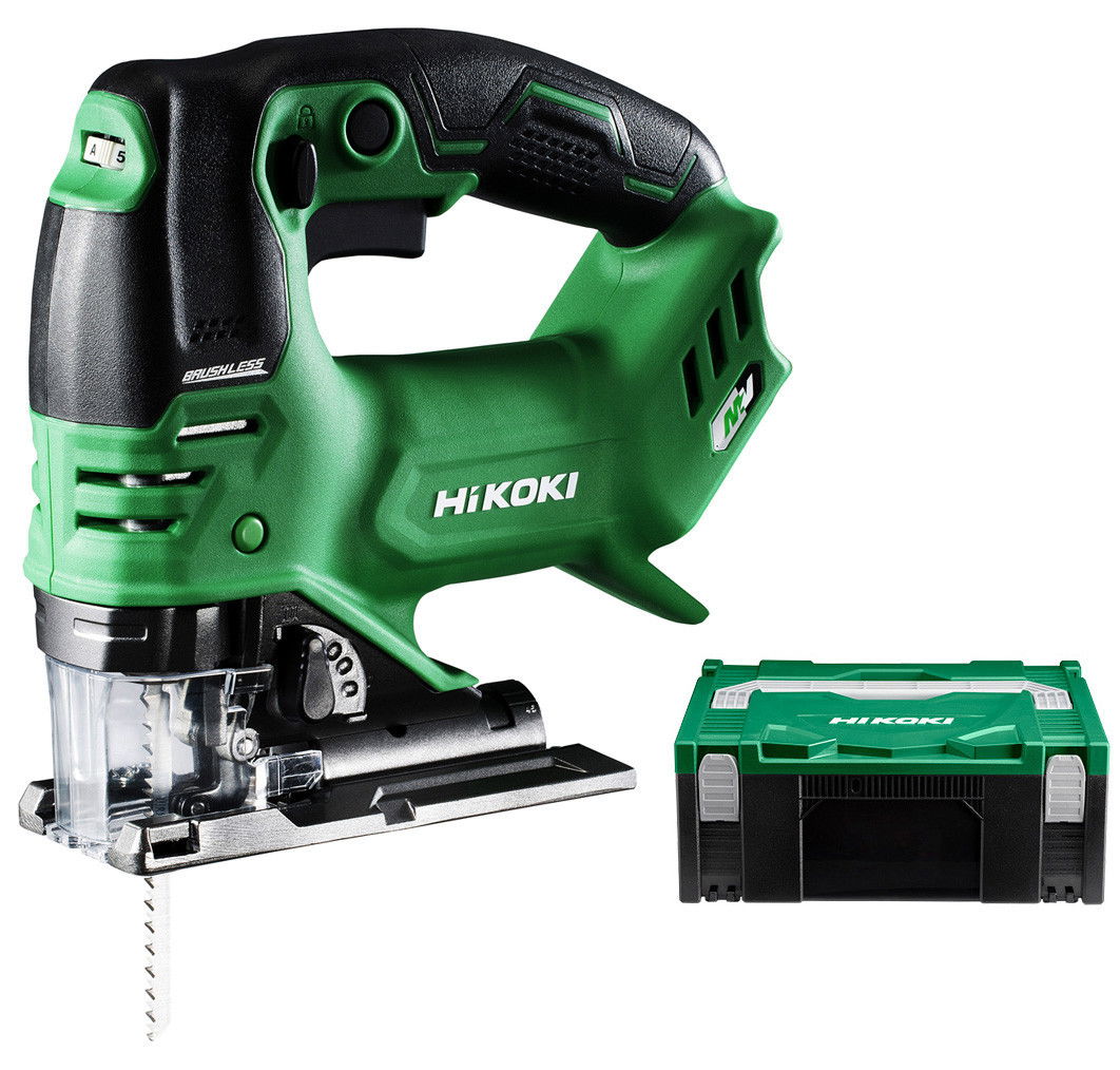 HiKoki CJ36DA-BASIC-HSC MULTI VOLT akkus szénkefe nélküli szúrófűrész + HITBOX (akku és töltő nélkül) termék fő termékképe