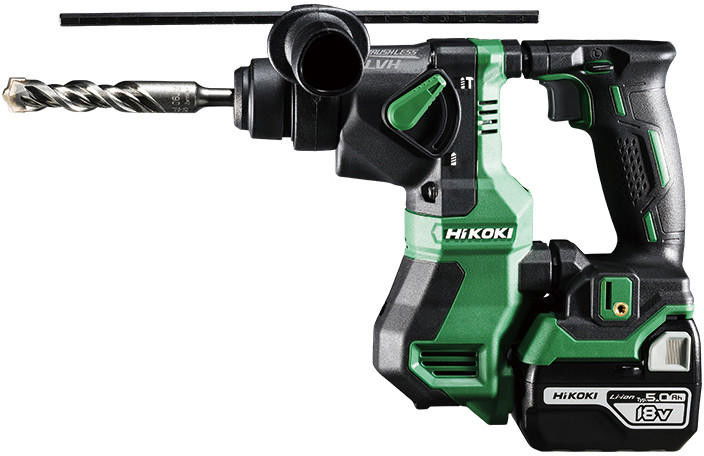 HIKOKI Hitachi (HiKOKI) DH18DPA-5Ah Akkus fúrókalapács (18V/2x5.0Ah) HITBOX kofferben termék fő termékképe