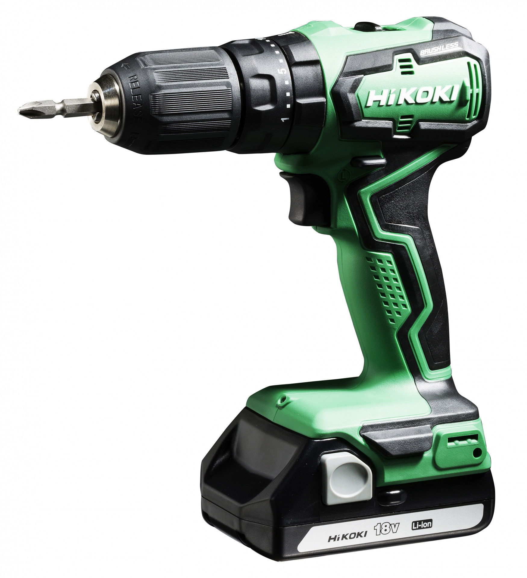 HIKOKI DV18DD-3AH akkus szénkefe nélküli ütvefúró-csavarozó (2 x 3.0 Ah Li-ion akkuval) termék fő termékképe