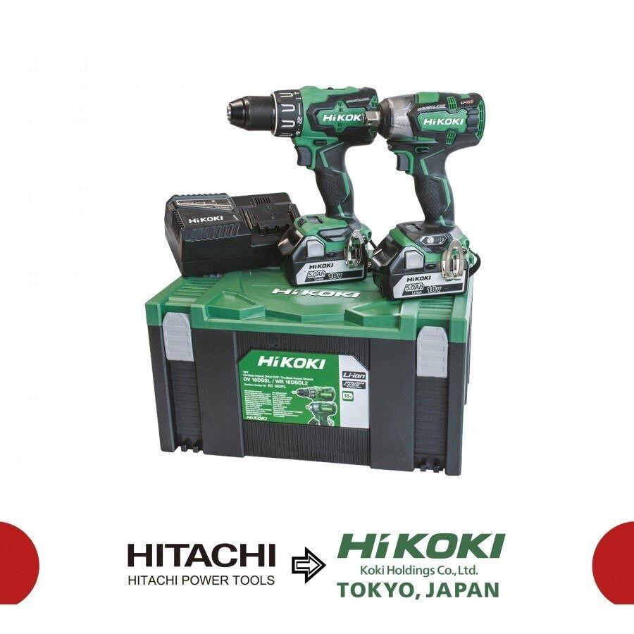 Hikoki KC18DPL-DV (WR18DBDL2 + DV18DBSL+HSC+2x5AH) termék fő termékképe