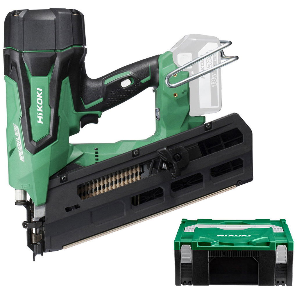 HIKOKI NR1890DBRL-BASIC-HSC akkus szénkefe nélküli keretszegező + HITBOX (akku és töltő nélkül) termék fő termékképe