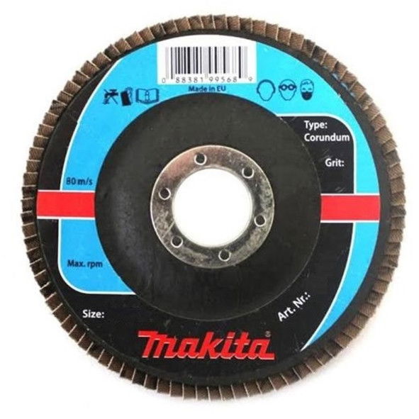 Makita P-65187 Lamellás tárcsa ACÉL 125x22,23mm K60 termék fő termékképe