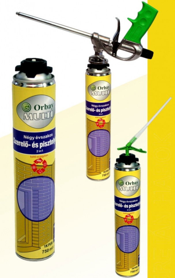 Orbay Multi pisztoly és szerelőhab 750ml termék fő termékképe