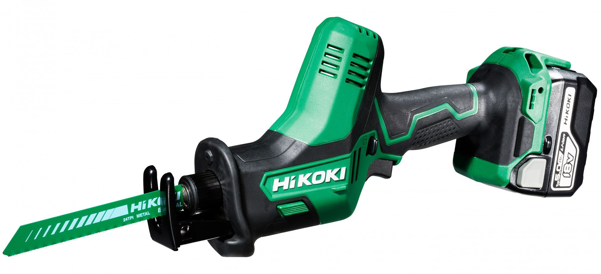 HIKOKI CR18DA-5AH akkus szénkefe nélküli orrfűrész (2 x 5.0 Ah Li-ion akkuval) termék fő termékképe