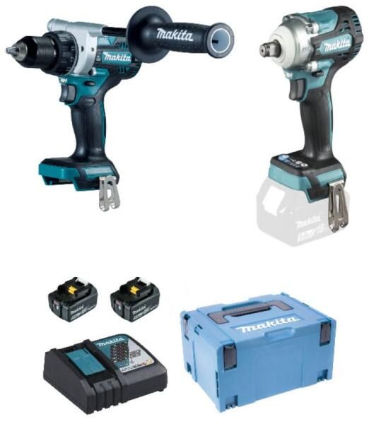 makita akkus gépszett dlx2588tj (ddf492z+dtw300z+2x5,0 ah mp3) termék fő termékképe