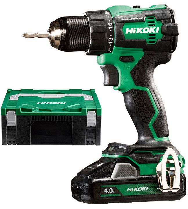 HIKOKI DS18DE-WHZ akkus szénkefe nélküli fúró-csavarozó + Hitbox (2 x 4.0 Ah Li-ion akkuval) termék fő termékképe