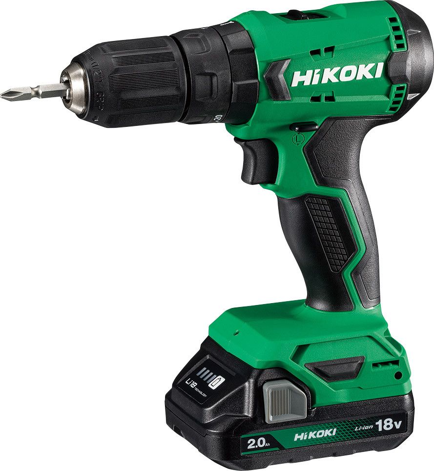 HIKOKI DV18DA-KOFFER akkus ütvefúró-csavarozó (2 x 2.0 Ah Li-ion akkuval) termék fő termékképe