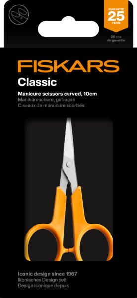 Fiskars Classic körömvágó olló, hajlított, 10 cm (1075058) - 25 ÉV GARANCIA! (1075058) termék fő termékképe
