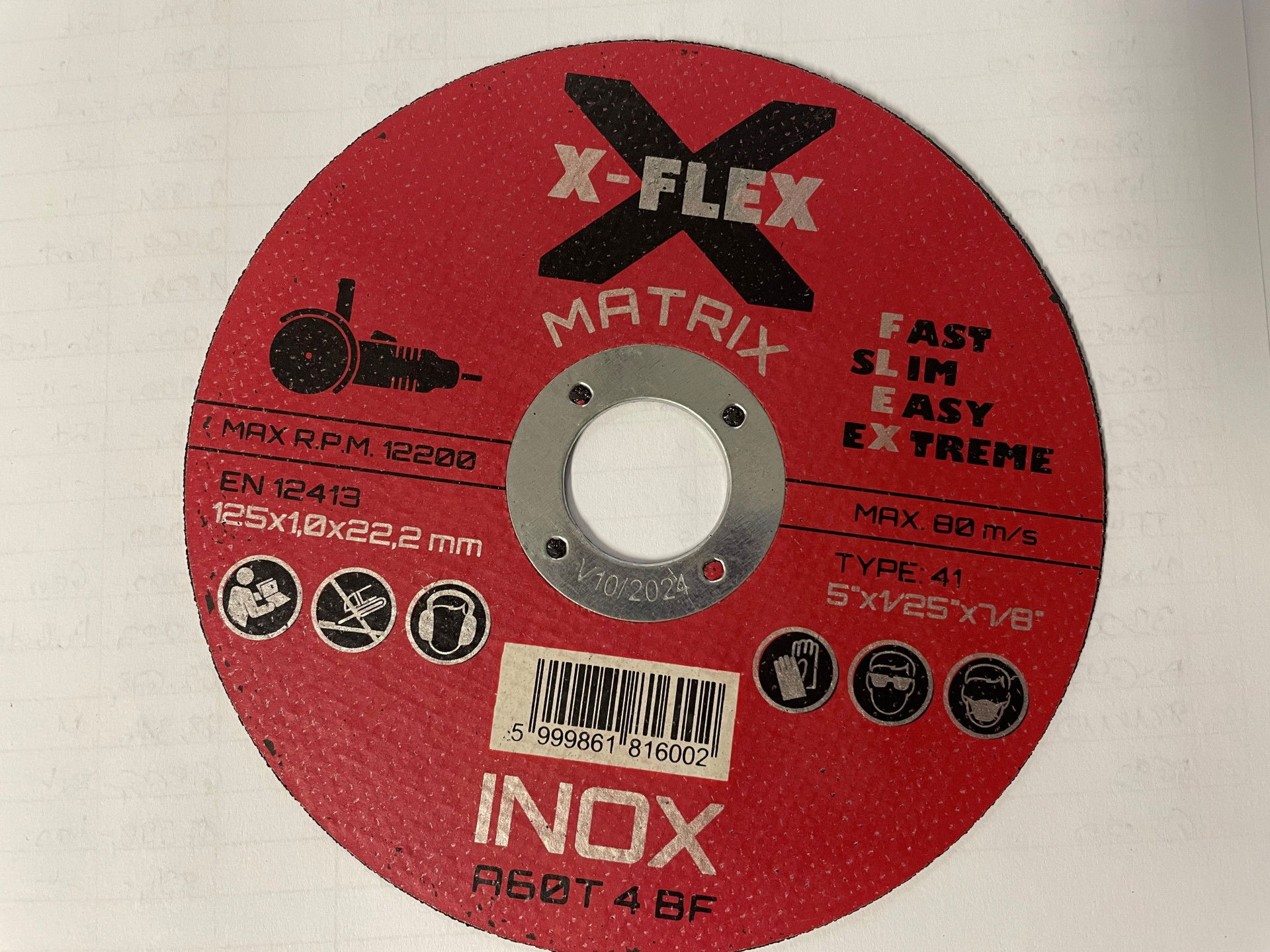 FLEX Matrix fémvágó korong 10DB/Csomag termék fő termékképe