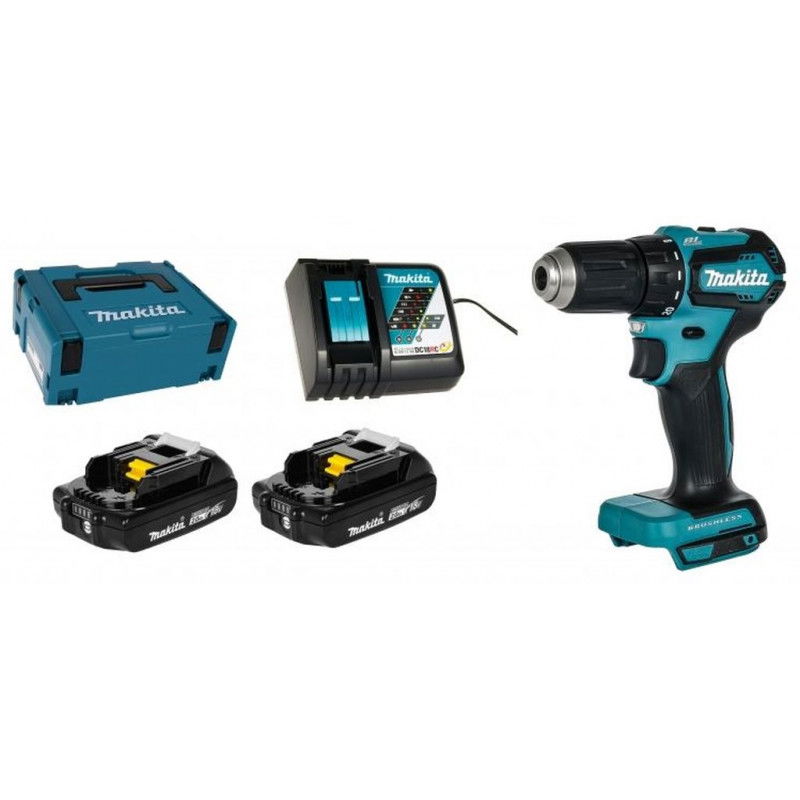 Makita DDF483RAJ Akkus fúró-csavarbehajtó (18V/2x2.0Ah) MAKPAC kofferben termék fő termékképe