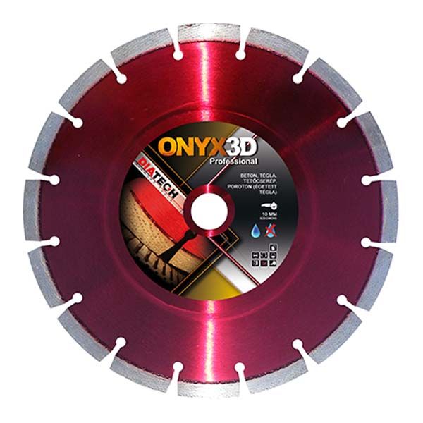DIATECH Gyémánt vágótárcsa 125 mm Szegmenses ONYX 3D termék fő termékképe