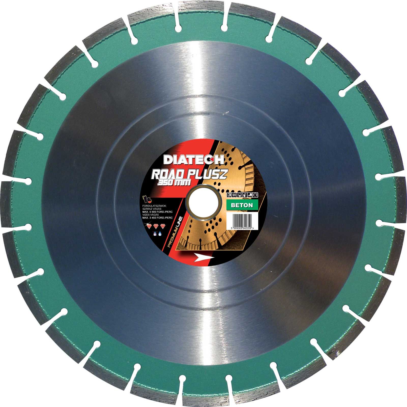 DIATECH Road PLUS beton 350 mm 350x3,2x10x30/25,4 mm vágótárcsa termék fő termékképe