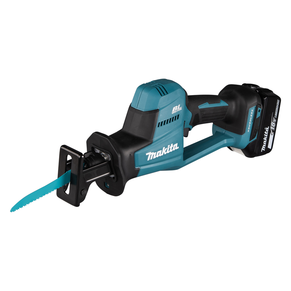 Makita DJR189RTJ akkus orrfűrész (2 x 5.0 Ah Li-ion akkuval, MAKPAC kofferben) termék fő termékképe