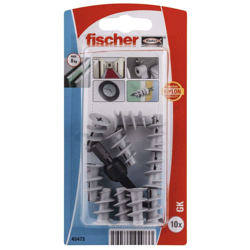 Fischer GK K NV gipszkarton dübel, 10 db/csomag termék fő termékképe
