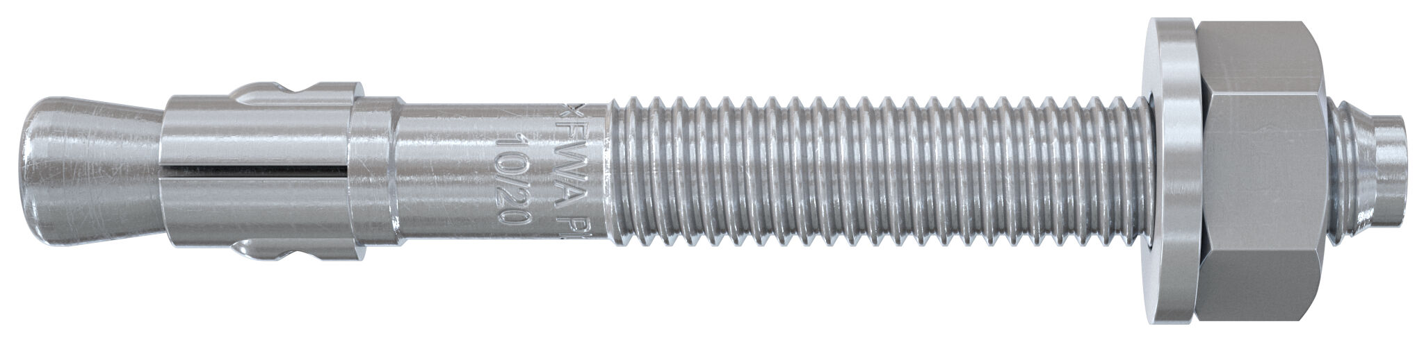 Fischer FWA Plus 10/10 zp horganyzott acél alapcsavar, 50 db/csomag termék fő termékképe