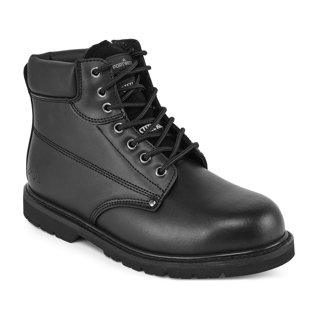 Portwest FW16 - Steel Action bőr védőbakancs SBP HRO, fekete termék fő termékképe